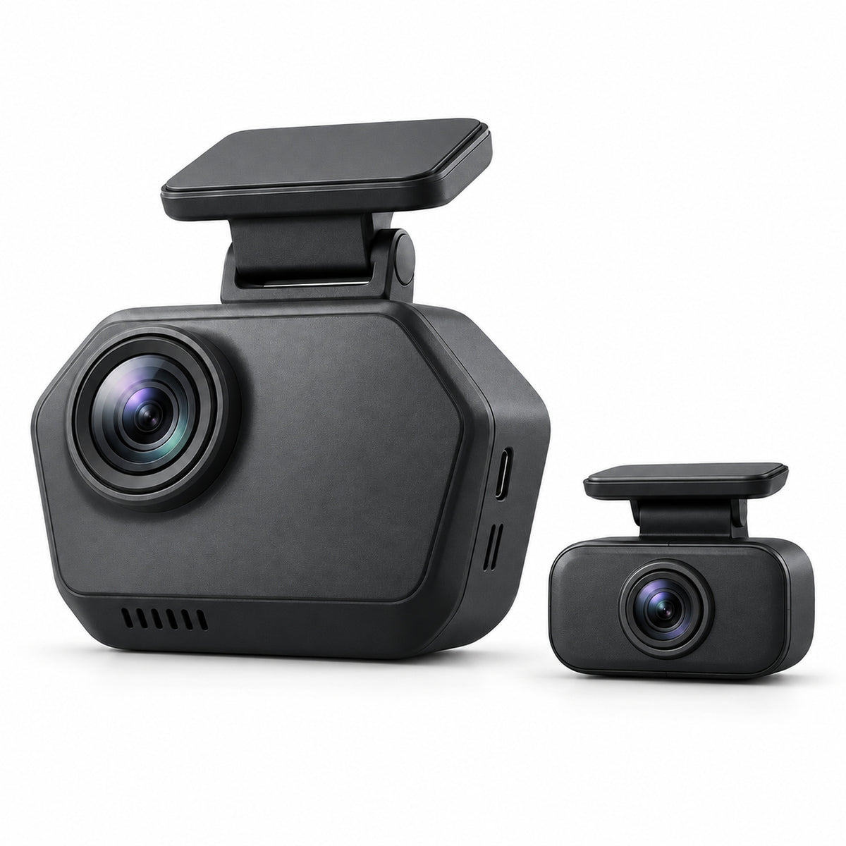 Three Channel Front Cabin and Rear Dash Cam