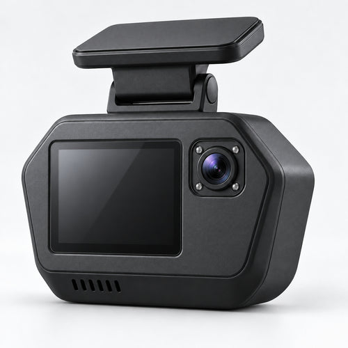 Three Channel Front Cabin and Rear Dash Cam