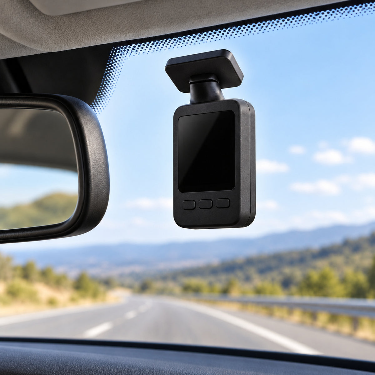 Portrait Screen Front Dash Cam