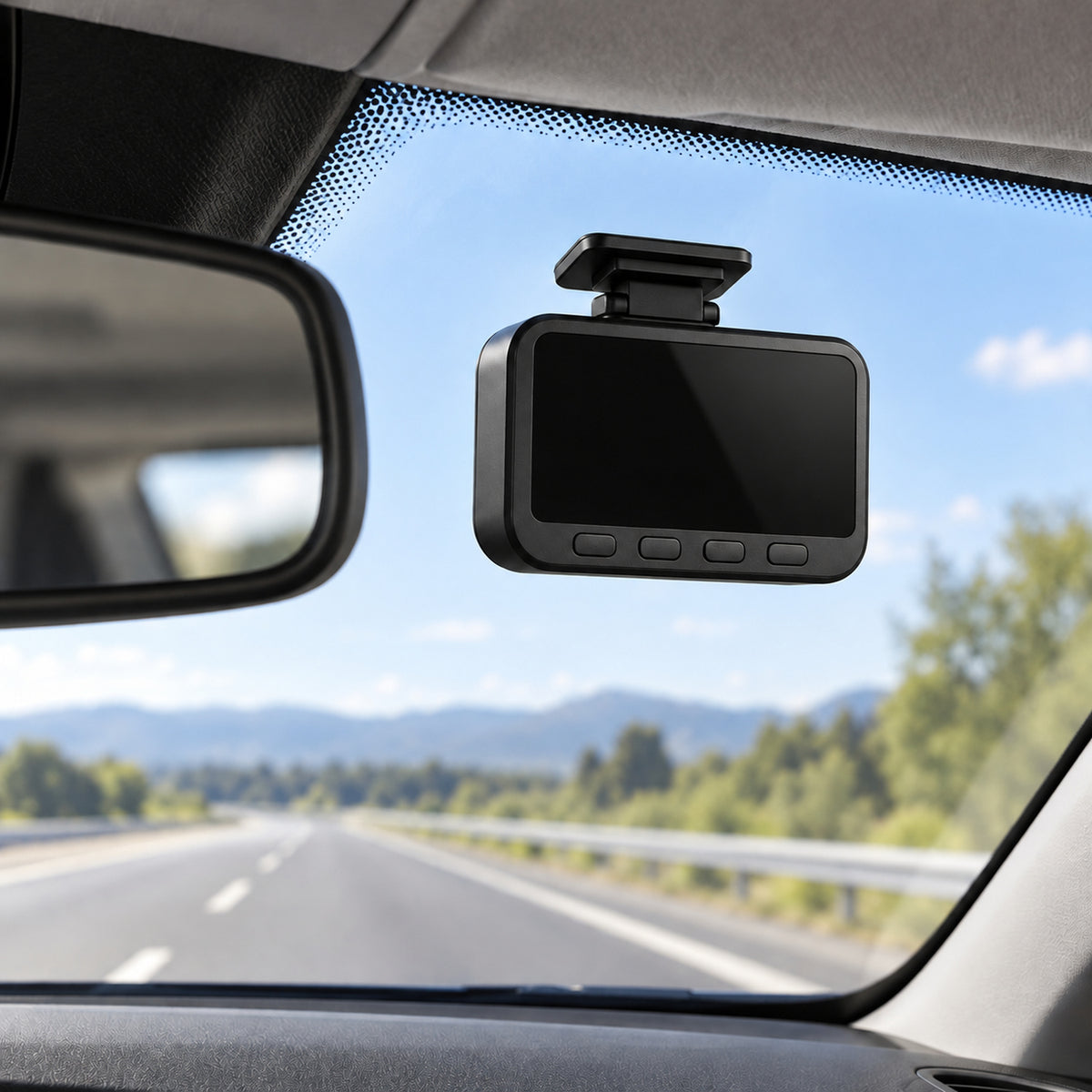 Wide Screen Front and Rear Dash Cam