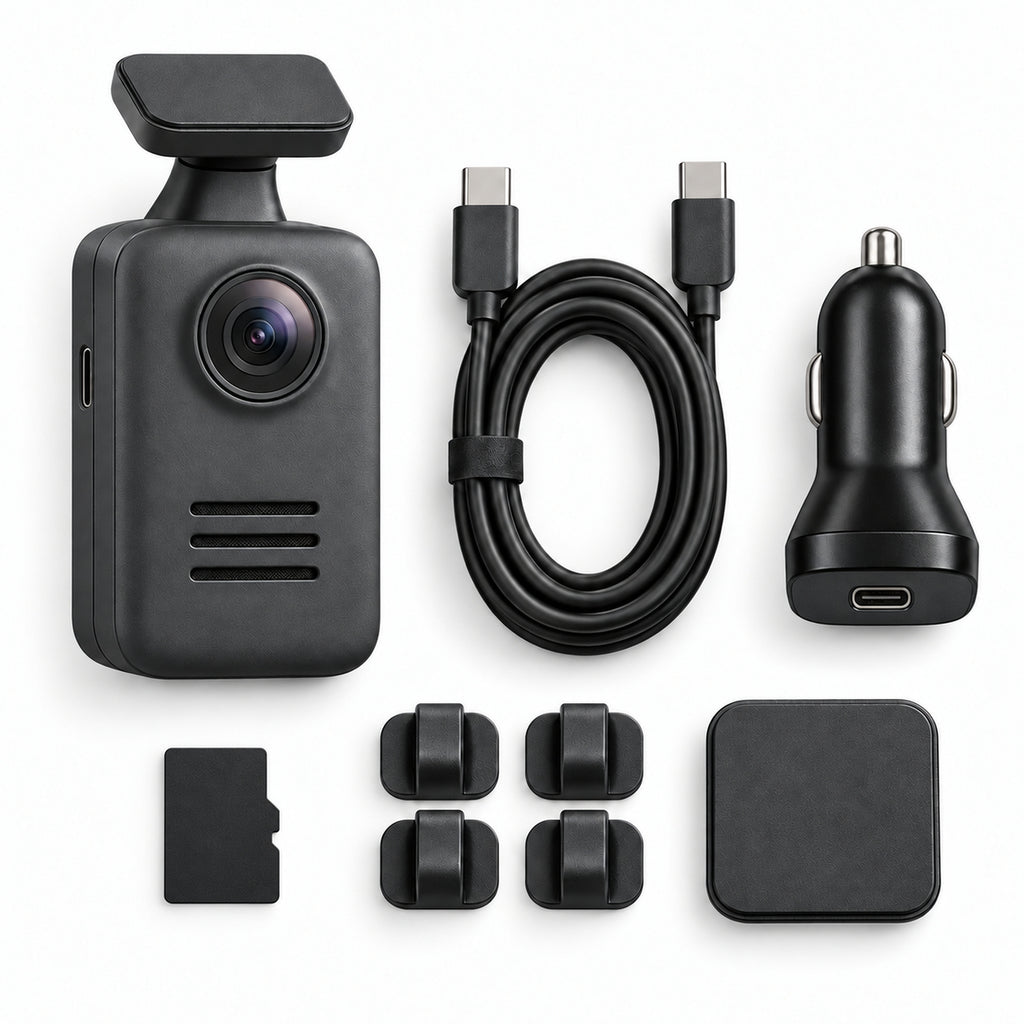 Portrait Screen Front Dash Cam