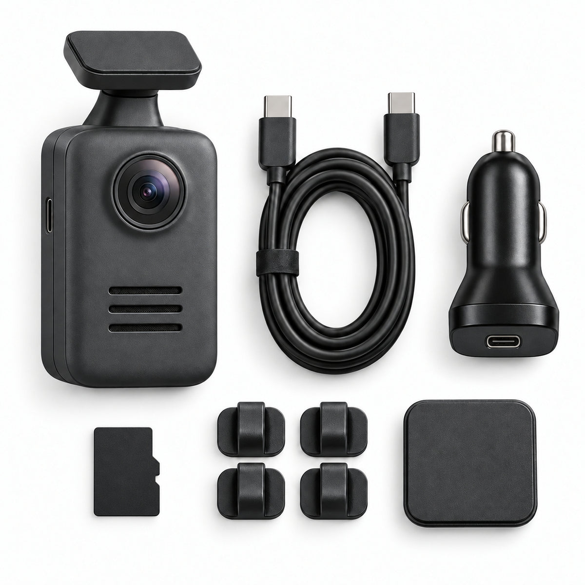 Portrait Screen Front Dash Cam